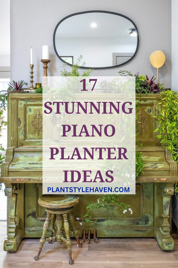17 Stunning Piano Planter Ideas to Transform Your Space