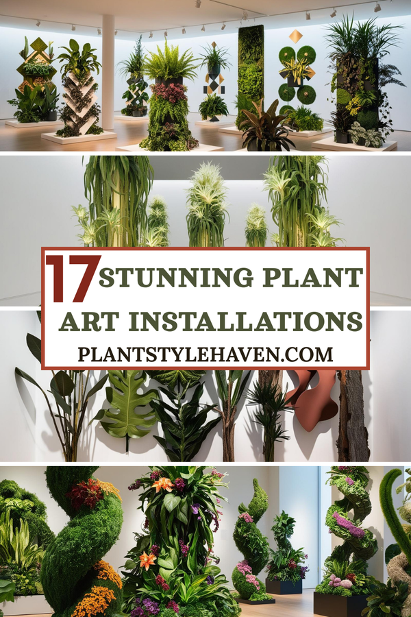 17 Stunning Plant Art Installations for Your Space