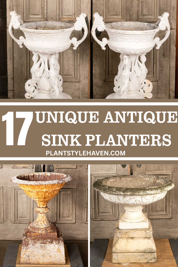 17 Unique Antique Sink Planters for Your Garden Oasis