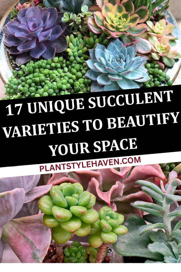 17 Unique Succulent Varieties to Beautify Your Space