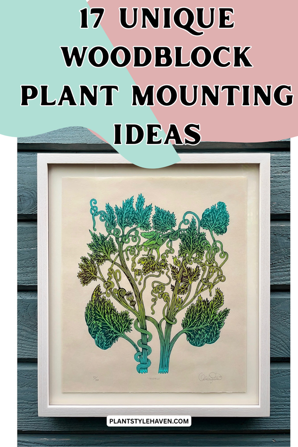 17 Unique Woodblock Plant Mounting Ideas for Your Home
