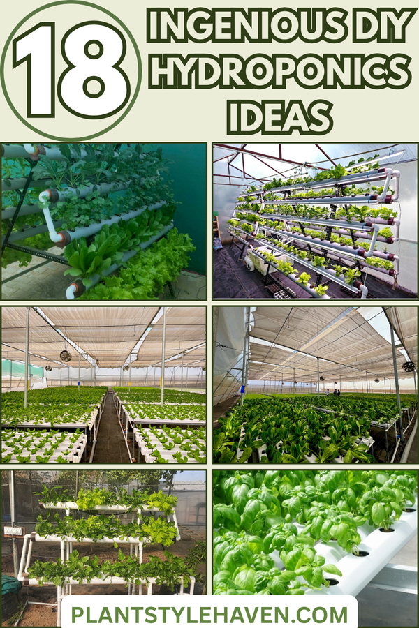 18 Ingenious DIY Hydroponics Ideas for Your Home