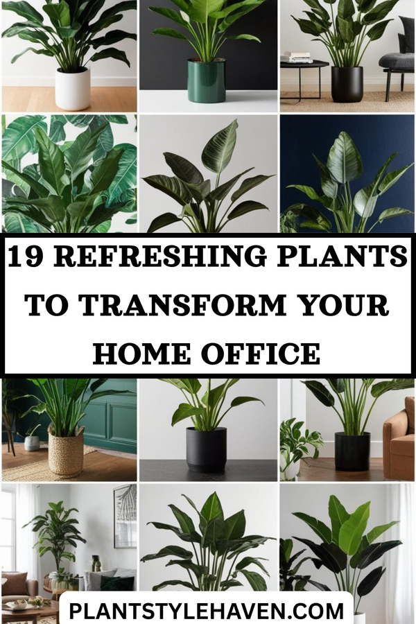 19 Refreshing Plants to Transform Your Home Office