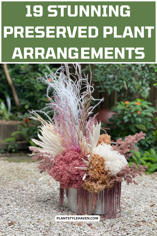 19 Stunning Preserved Plant Arrangements for Your Home