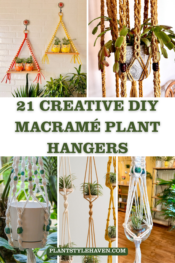 21 Creative DIY Macramé Plant Hangers for Your Home
