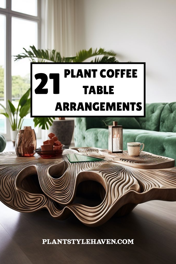 21 Stunning Plant Coffee Table Arrangements to Try