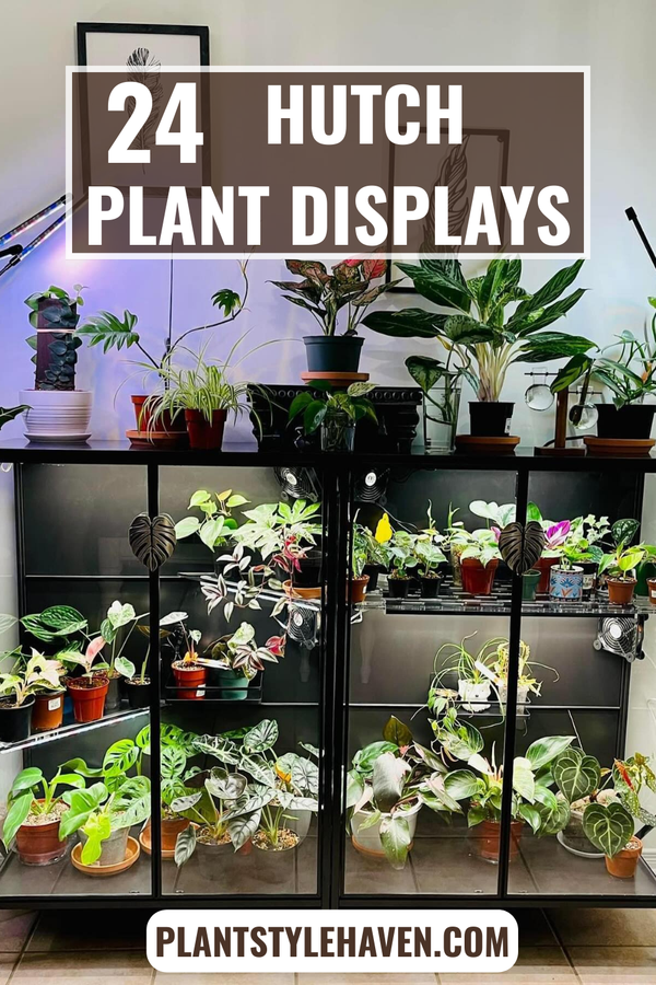 24 Stunning Hutch Plant Displays to Elevate Your Home