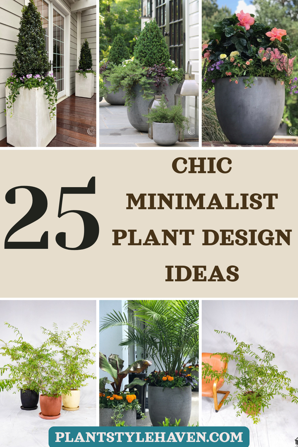 25 Chic Minimalist Plant Design Ideas for Your Home