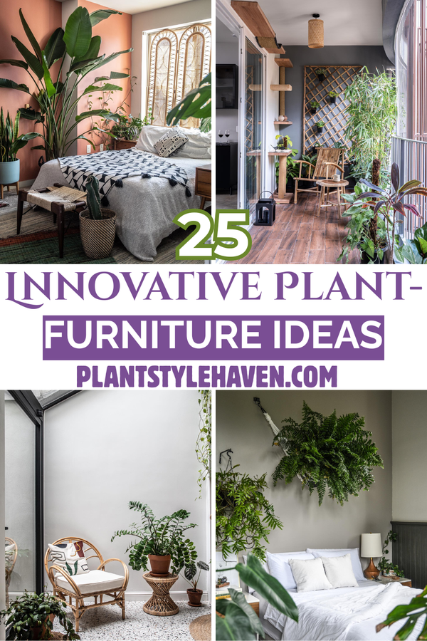 25 Innovative Plant-Furniture Ideas to Revamp Your Space