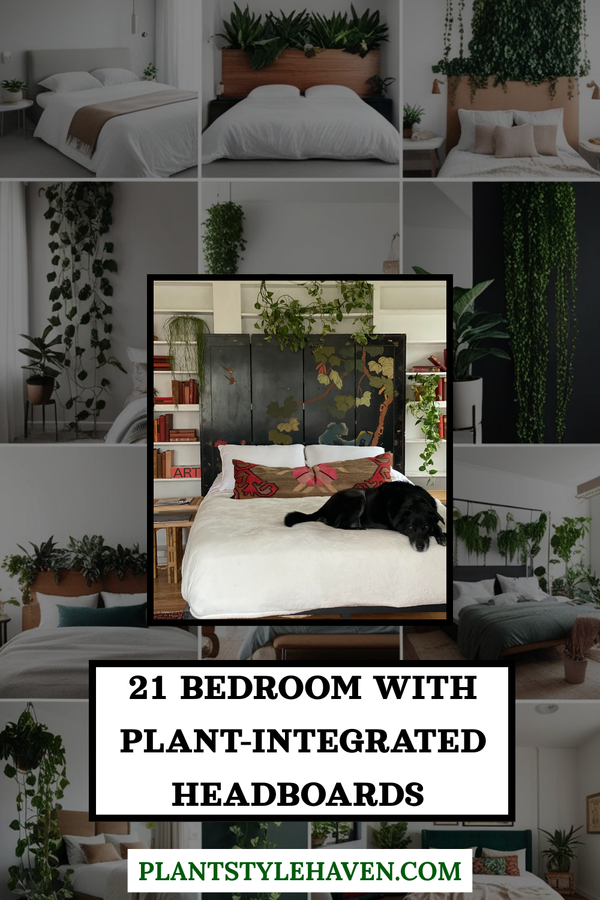 Revitalize Your Bedroom with Plant-Integrated Headboards