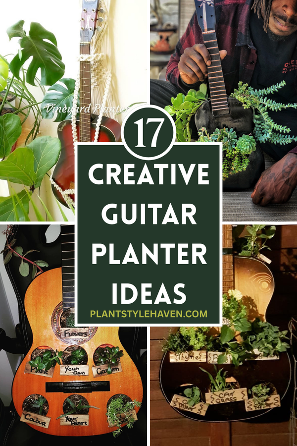 Transform Your Space: 17 Creative Guitar Planter Ideas