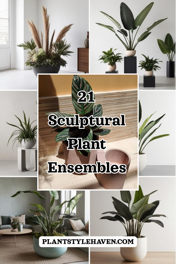 Transform Your Space with Sculptural Plant Ensembles