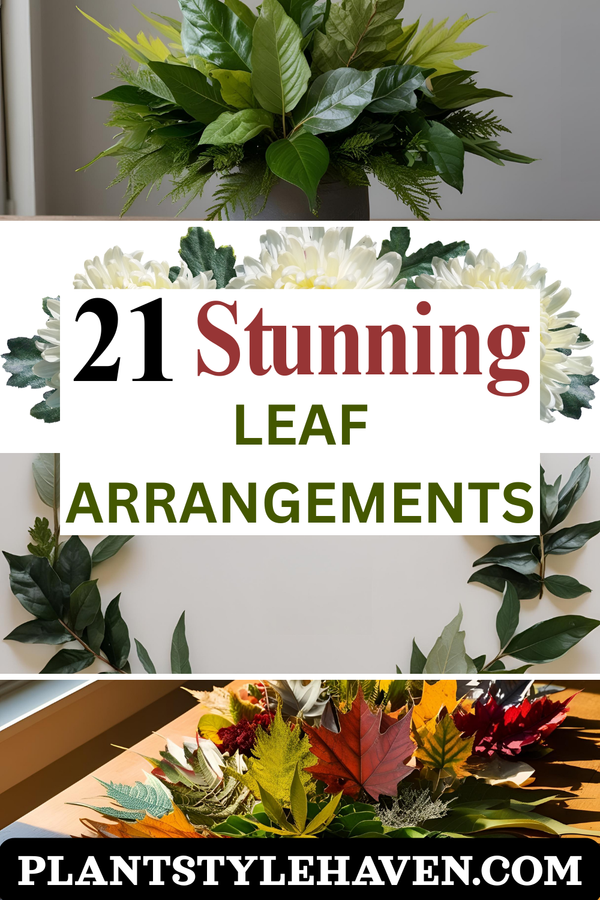 Transform Your Space with Stunning Leaf Arrangements