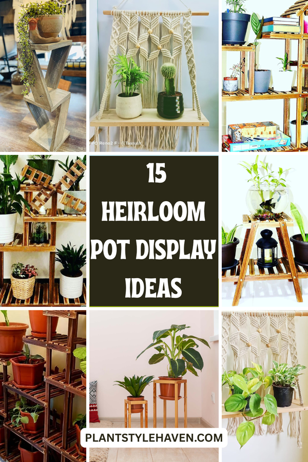 15 Charming Handmade Plant Stands for Your Home
