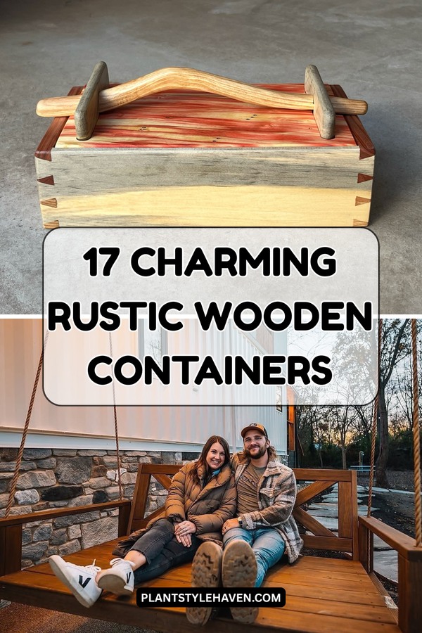 17 Charming Rustic Wooden Containers for Home Decor