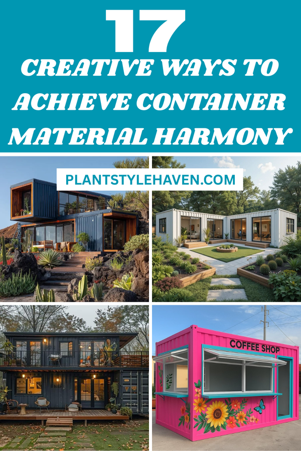 17 Creative Ways to Achieve Container Material Harmony