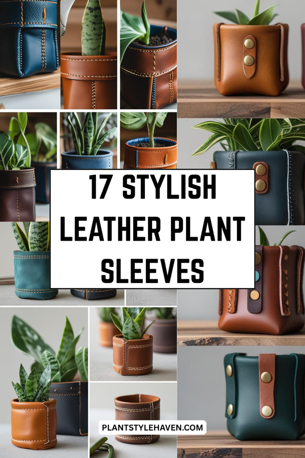 17 Stylish Leather Plant Sleeves to Elevate Your Space