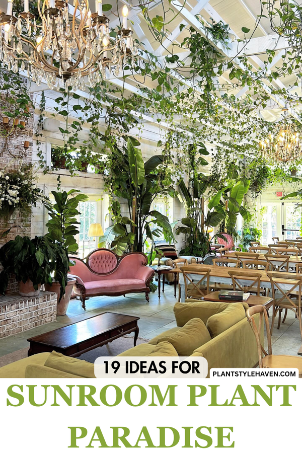 19 Ideas for a Stunning Sunroom Plant Paradise