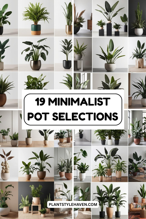 19 Minimalist Pot Selections to Elevate Your Space