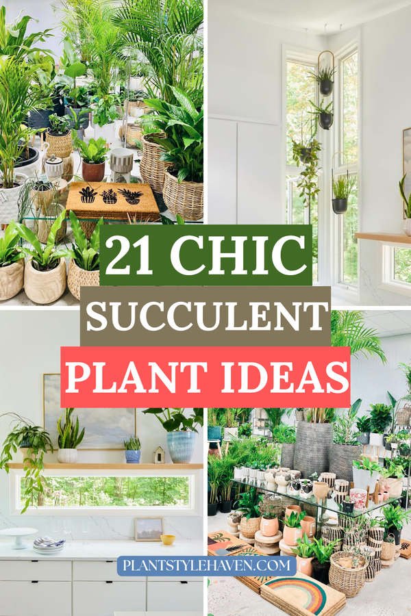 21 Chic Succulent Plant Ideas for Your Indoor Oasis