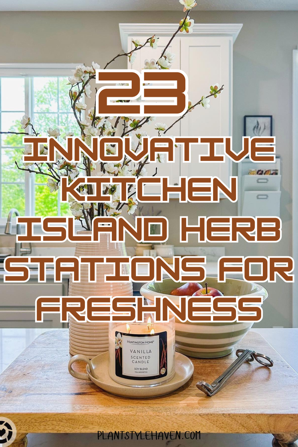 23 Innovative Kitchen Island Herb Stations for Freshness