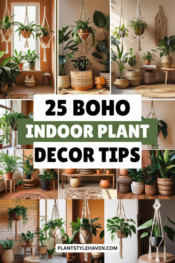 25 Boho Indoor Plant Decor Tips for a Dreamy Oasis