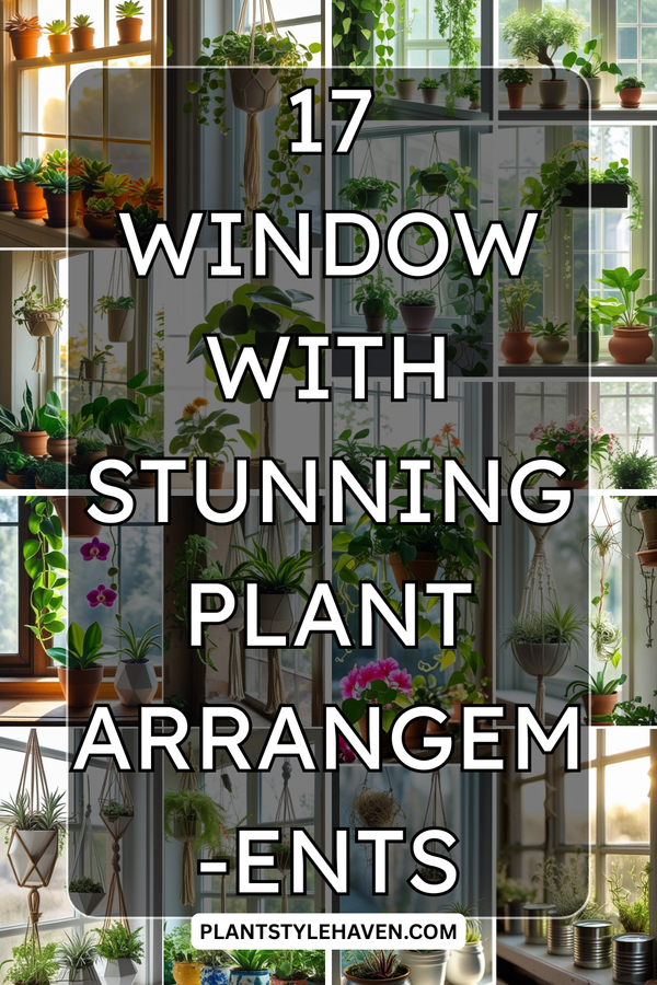 Transform Your Bay Window with Stunning Plant Arrangements