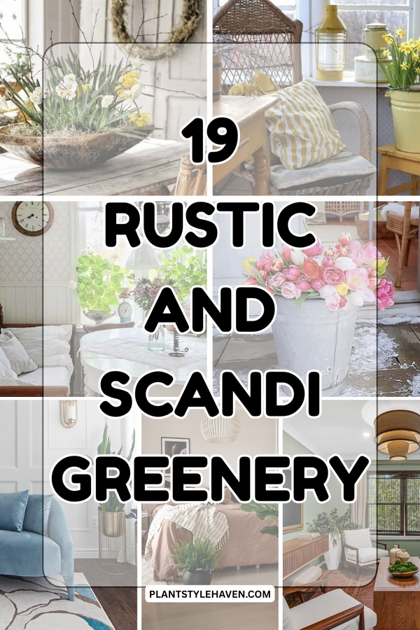 Transform Your Home with Rustic and Scandi Greenery