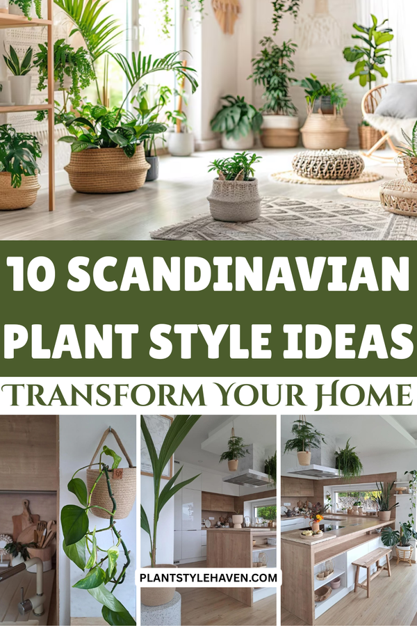 Transform Your Home with Scandinavian Plant Style