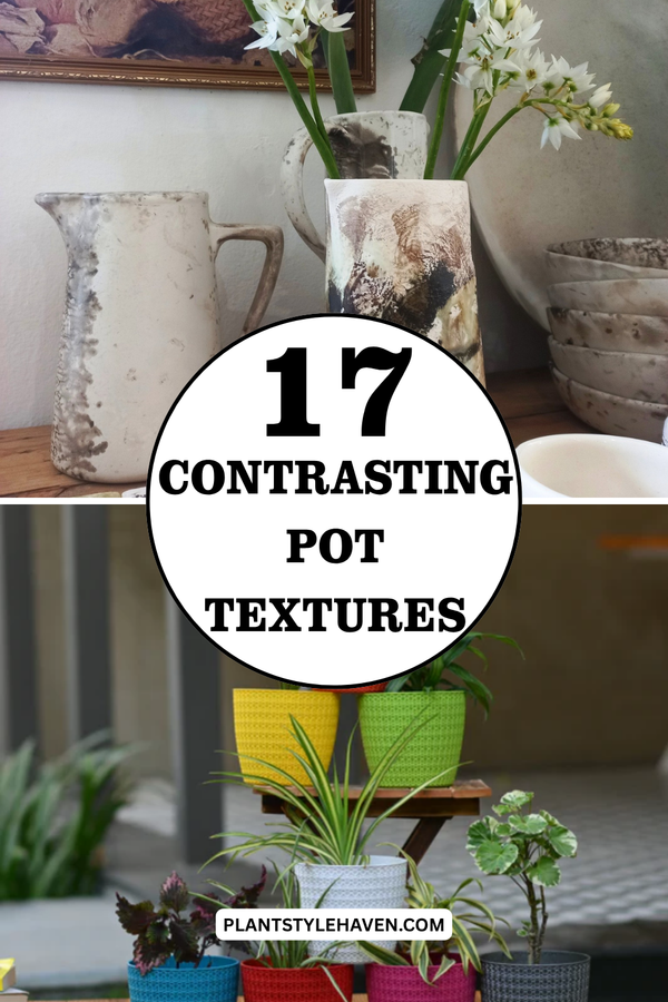 Transform Your Space with 17 Contrasting Pot Textures