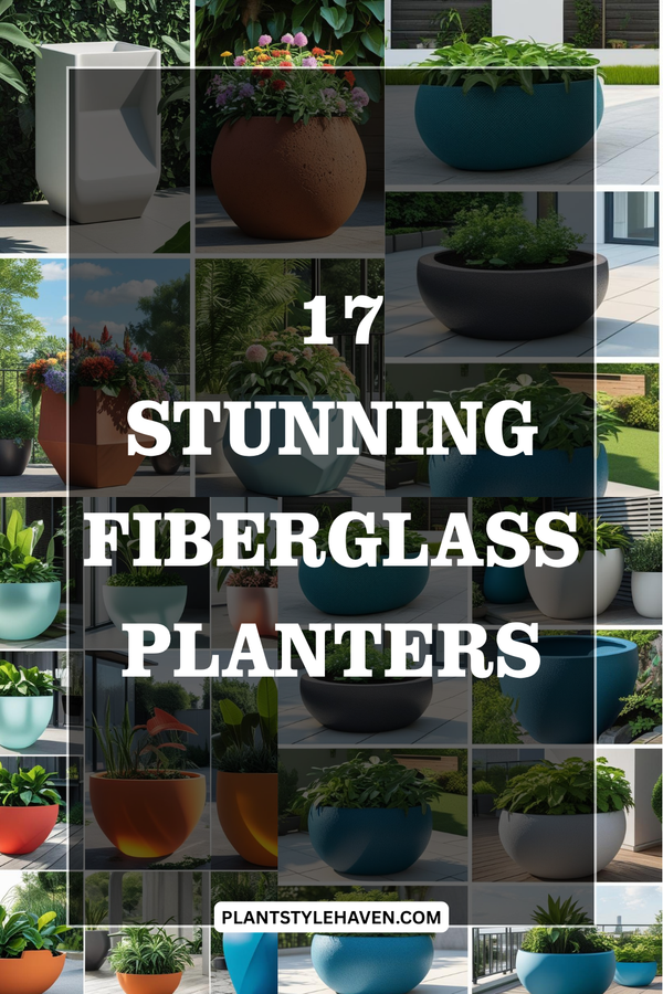 Transform Your Space with 17 Stunning Fiberglass Planters