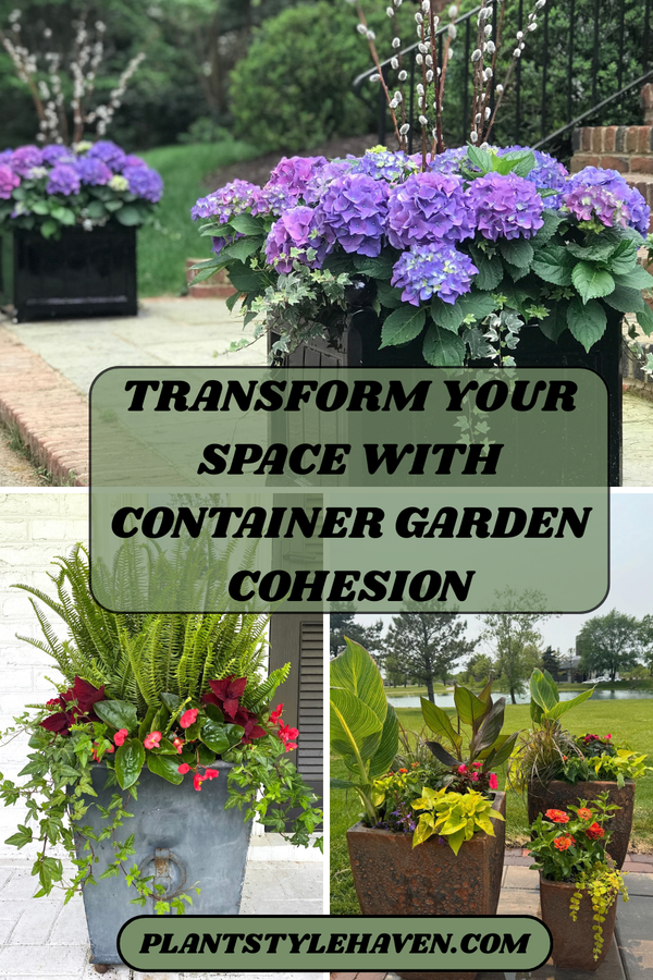 Transform Your Space with Container Garden Cohesion