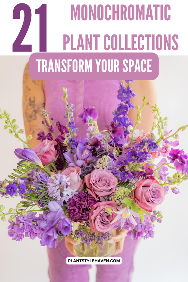 Transform Your Space with Monochromatic Plant Collections