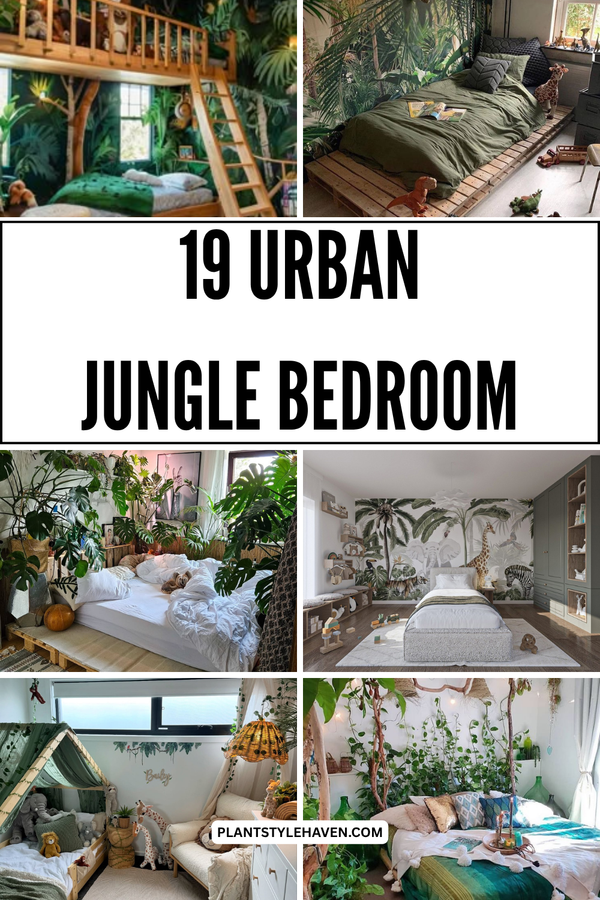 Urban Jungle Bedroom: 19 Inspiration Ideas