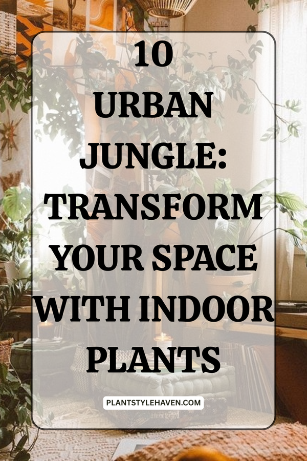 Urban Jungle: Transform Your Space with Indoor Plants