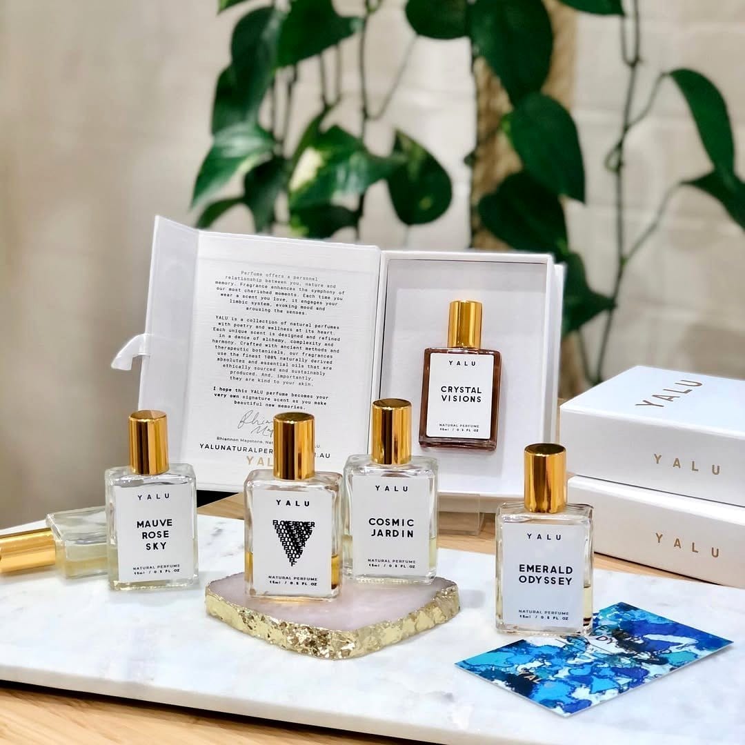 Natural scented candles in Scandinavian home