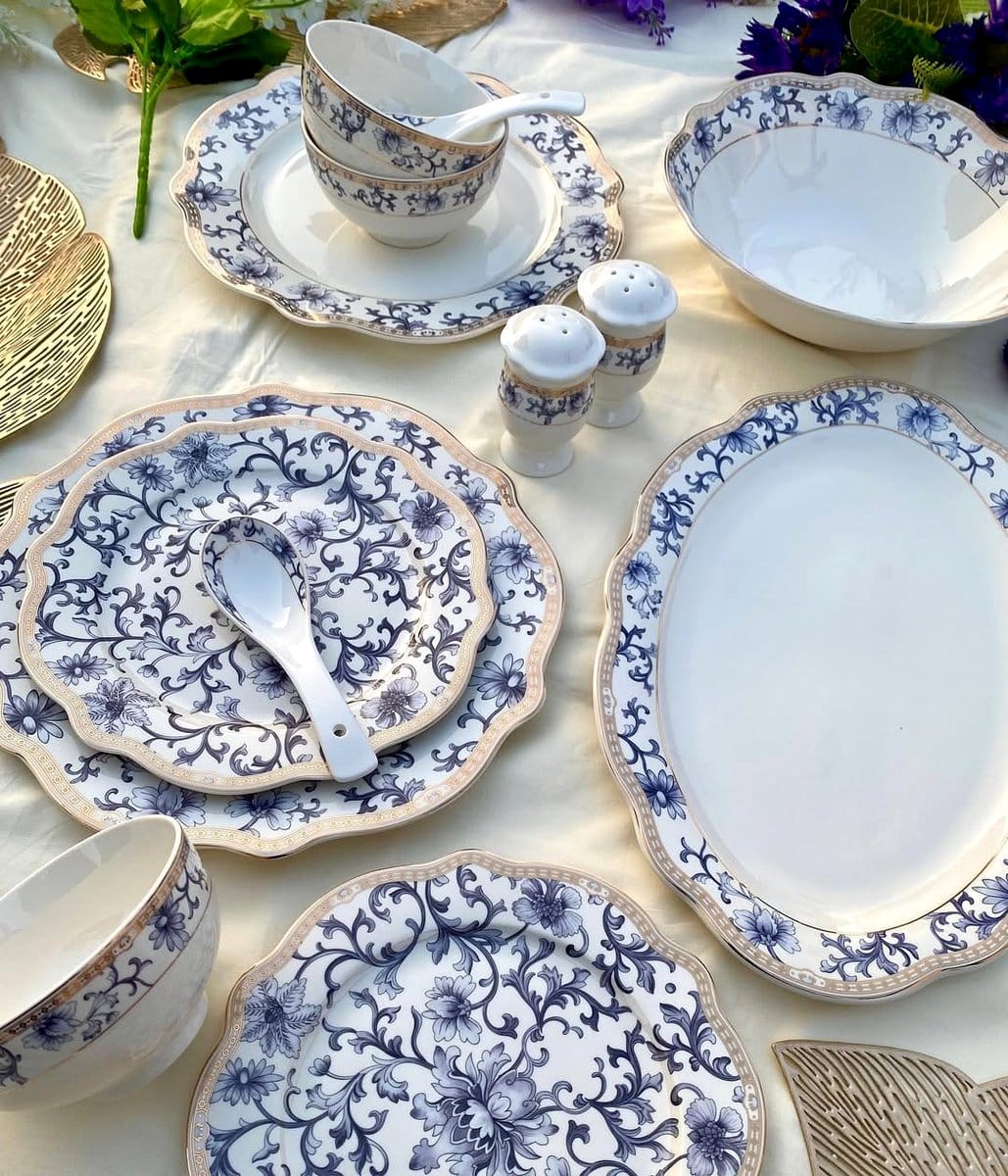floral patterned dinnerware