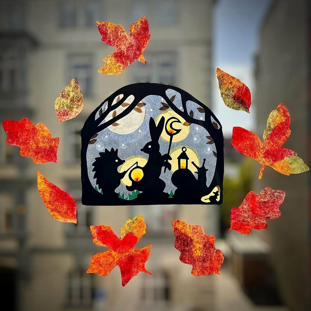 variety of translucent leaves on table