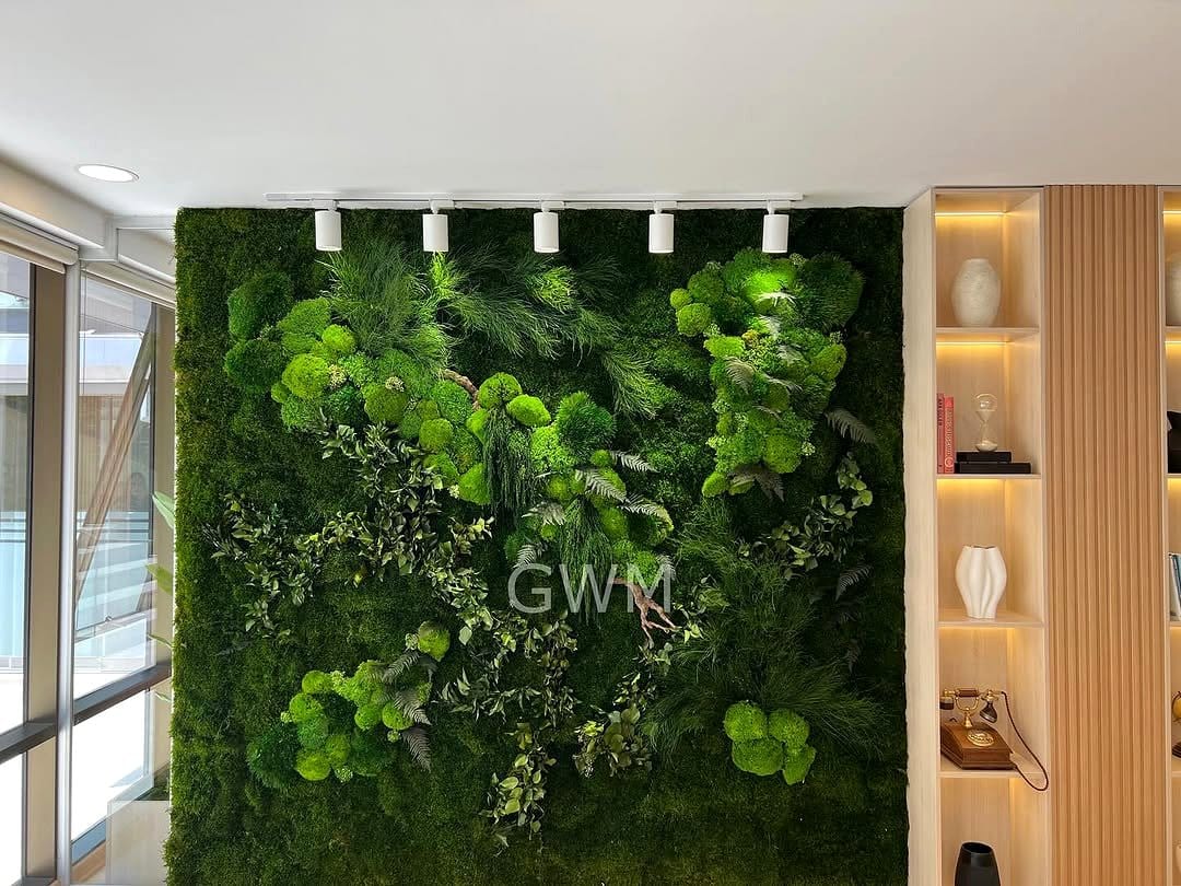 indoor vertical plant wall