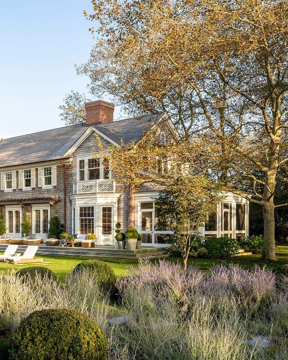 climbing vines on trellis in alcove