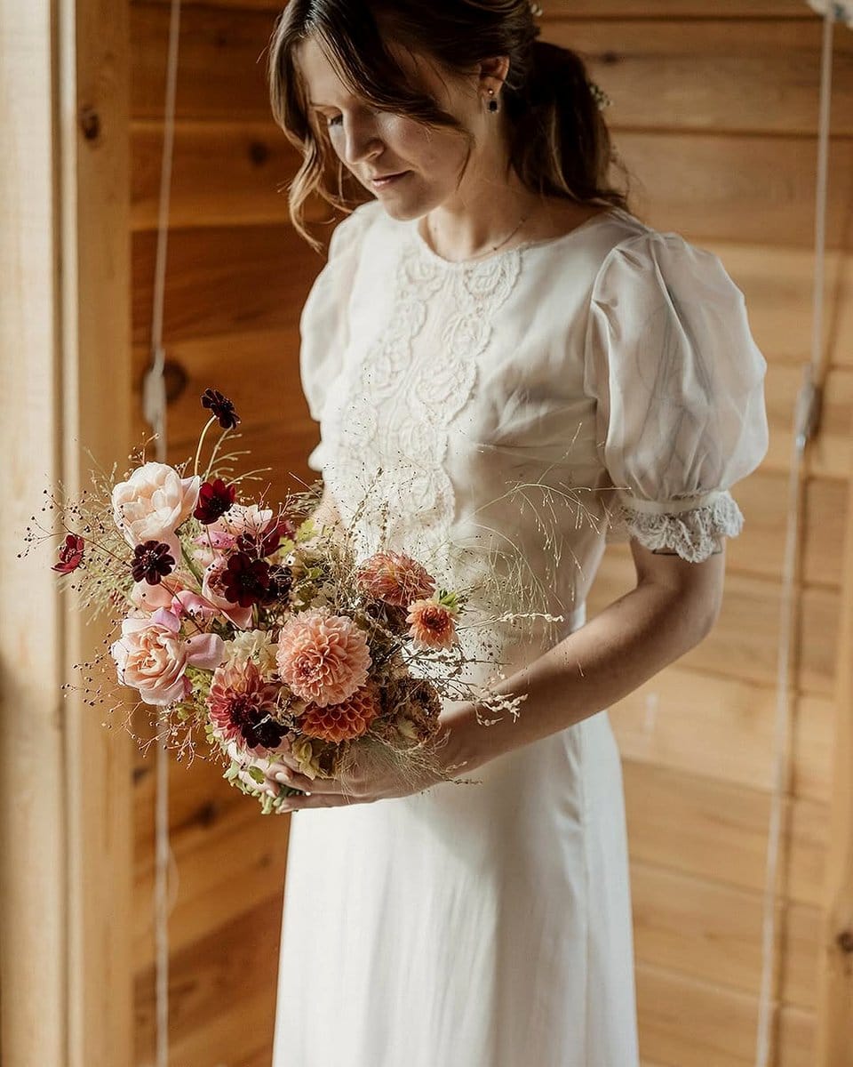 lace fern arrangement in terracotta pots