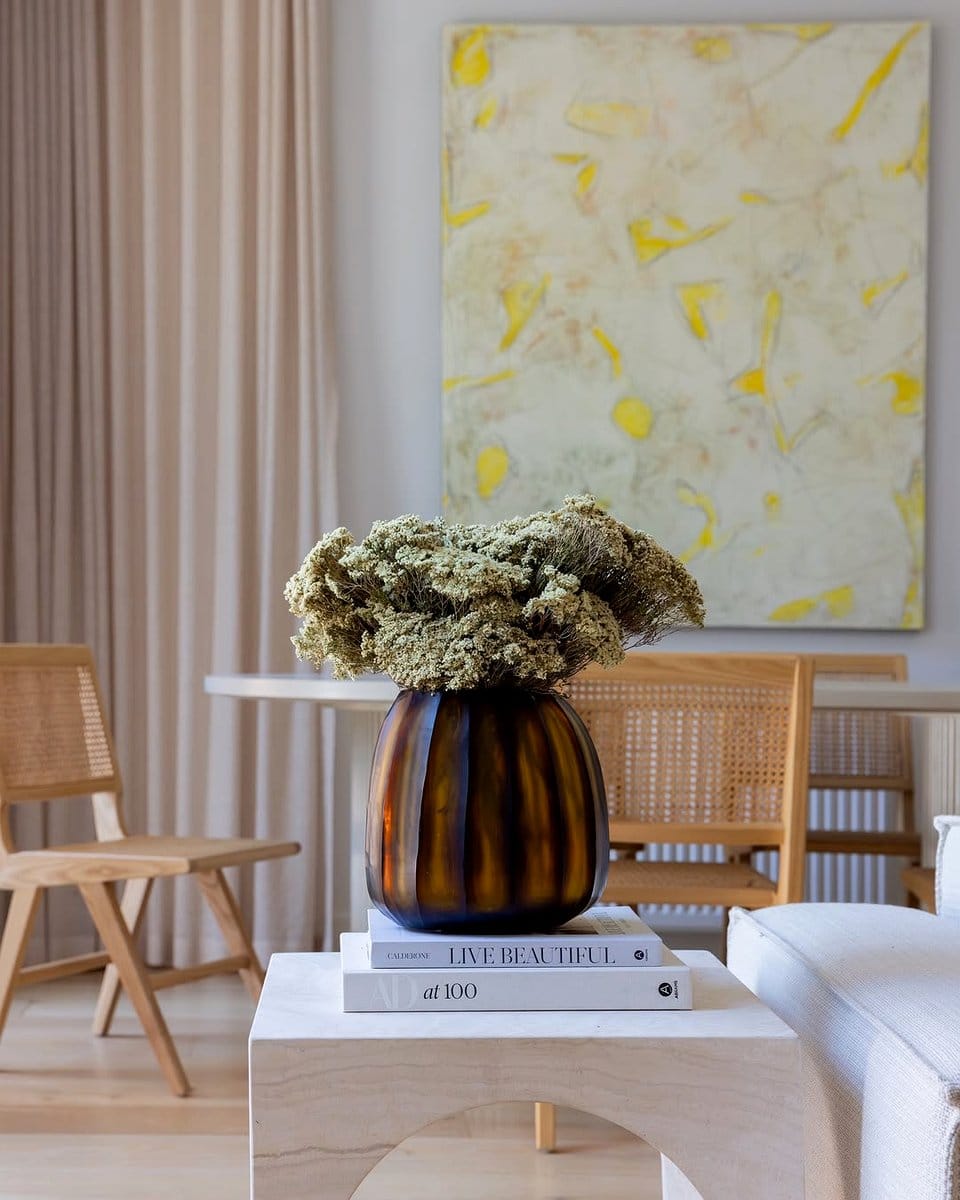 preserved plant arrangement in bathroom