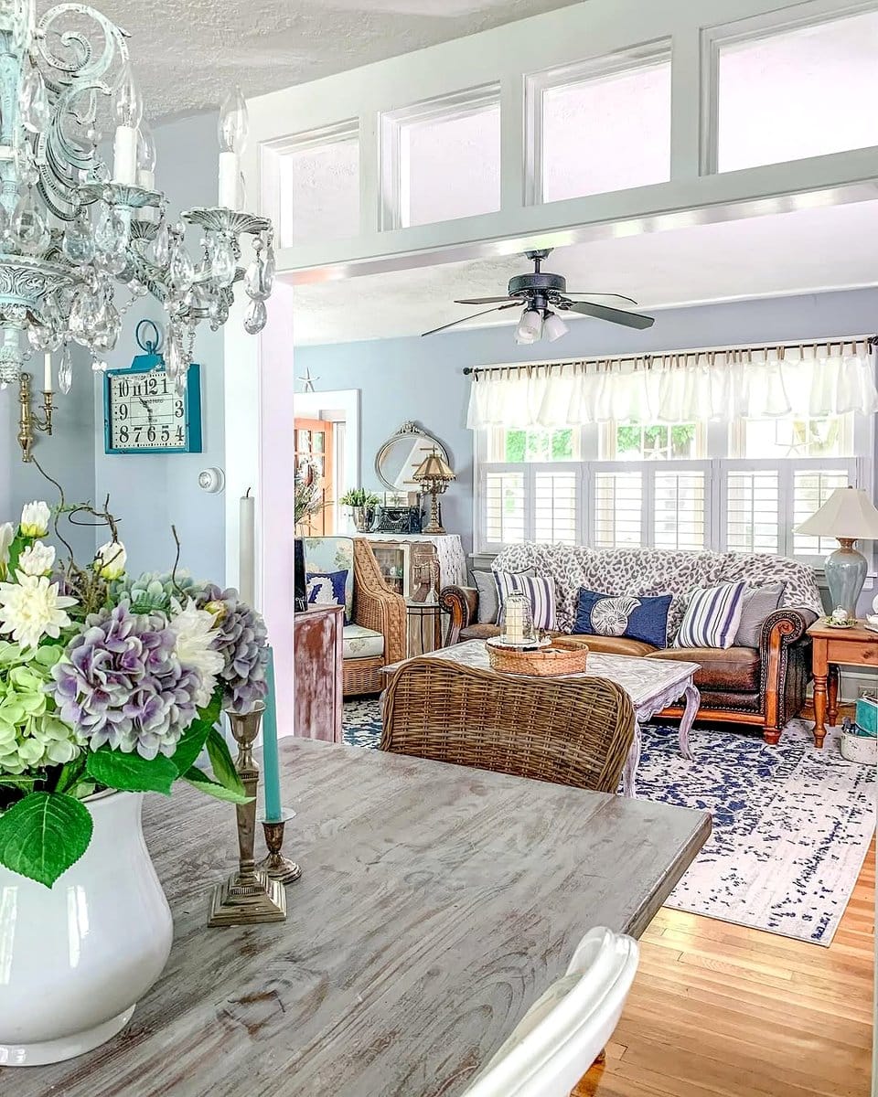 heirloom pot on fireplace hearth