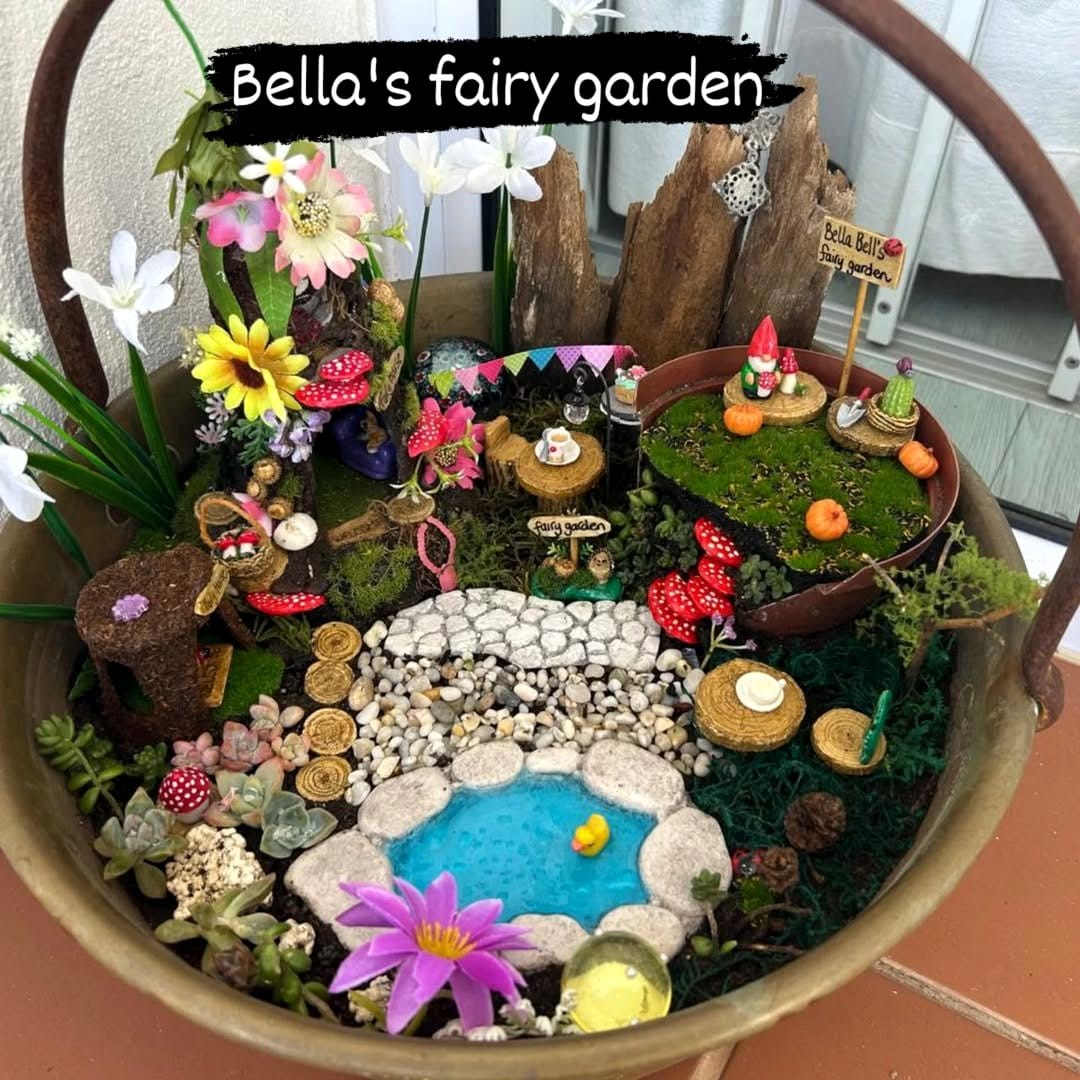 indoor fairy garden terrarium