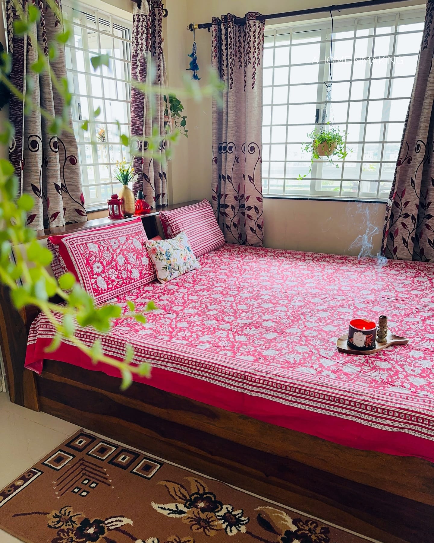 Terracotta pot with fiddle leaf fig