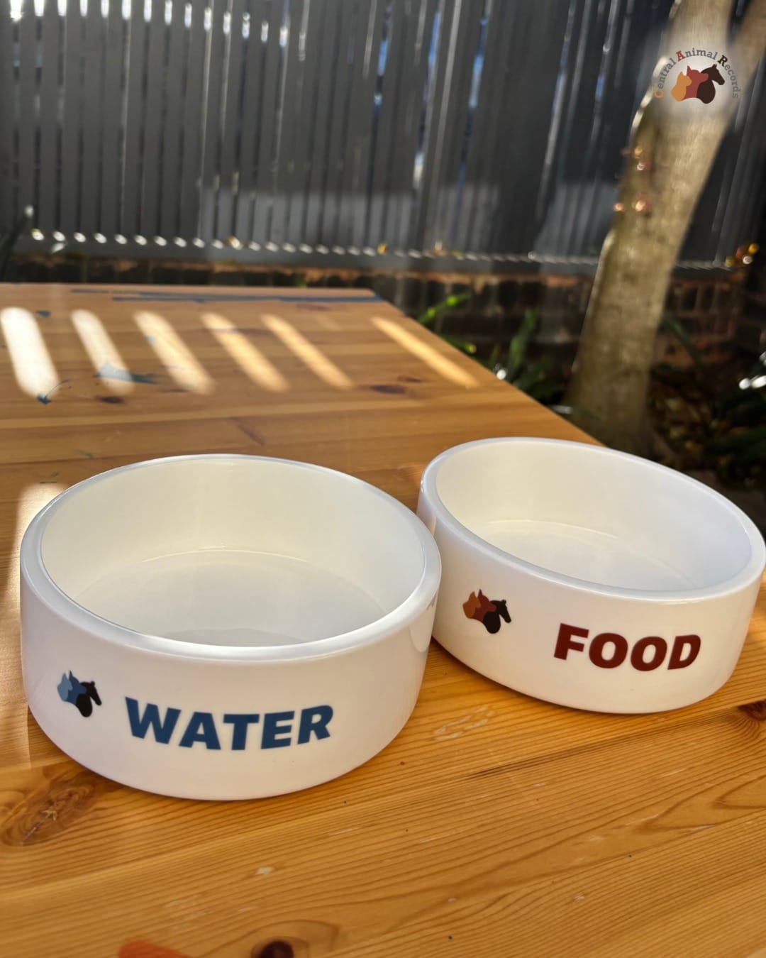 ceramic pet bowls with bone patterns