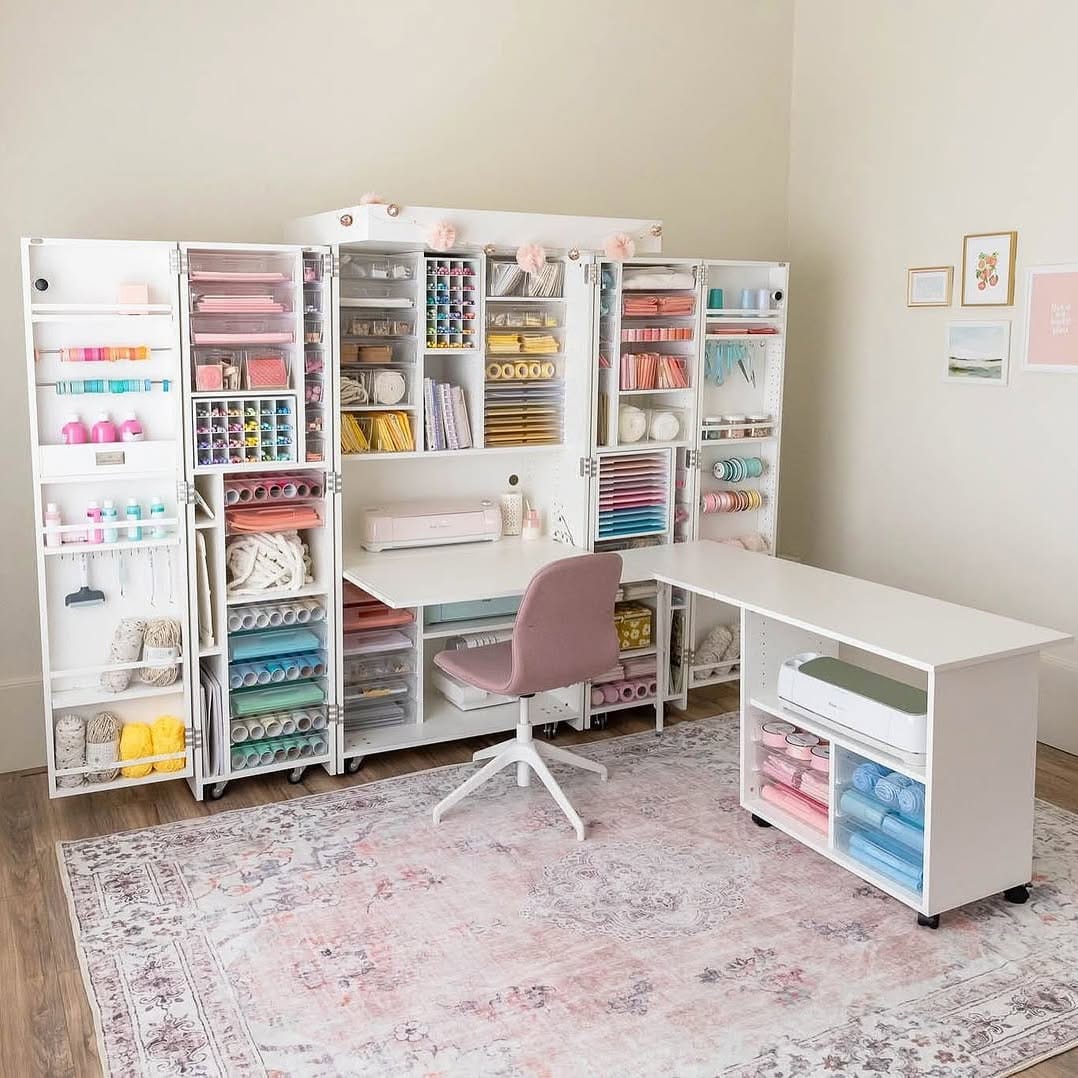 art supplies in nested jars