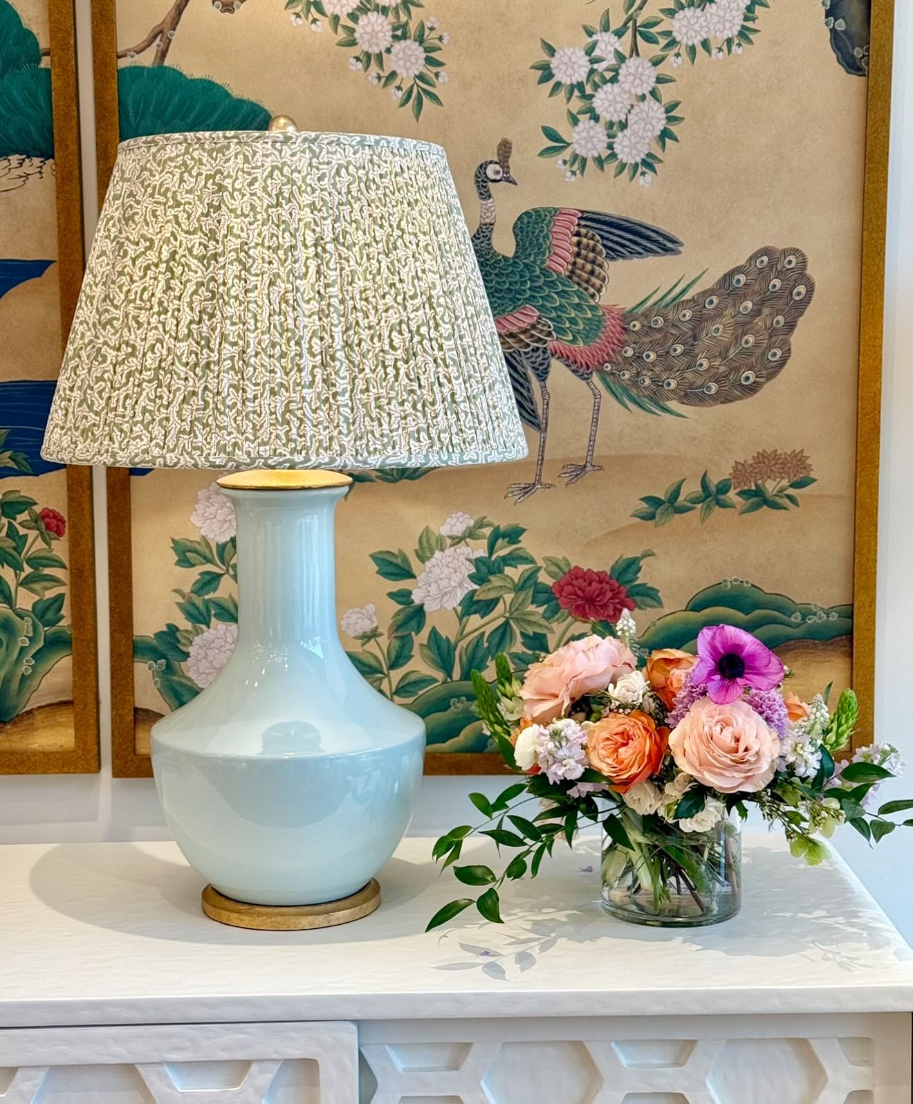 table lamp with ceramic base