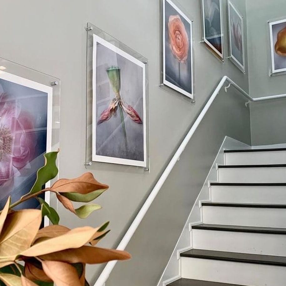 crooked picture frame with family photo