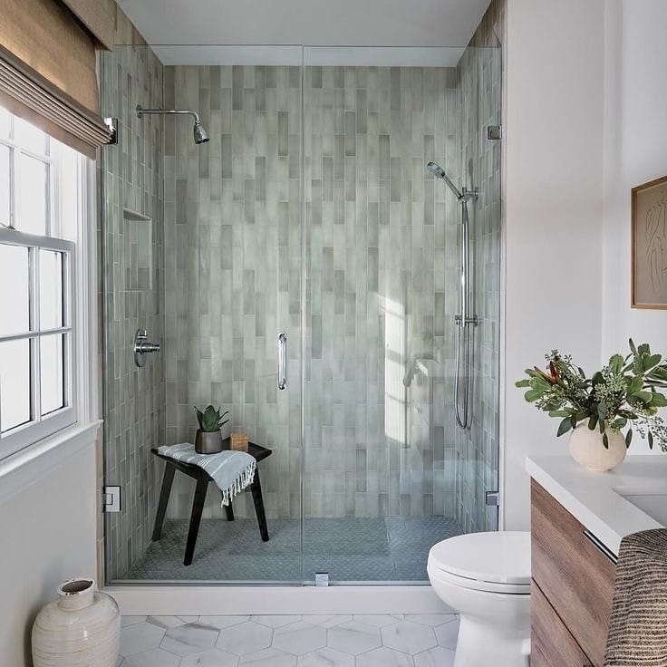 ceramic tiles in shower